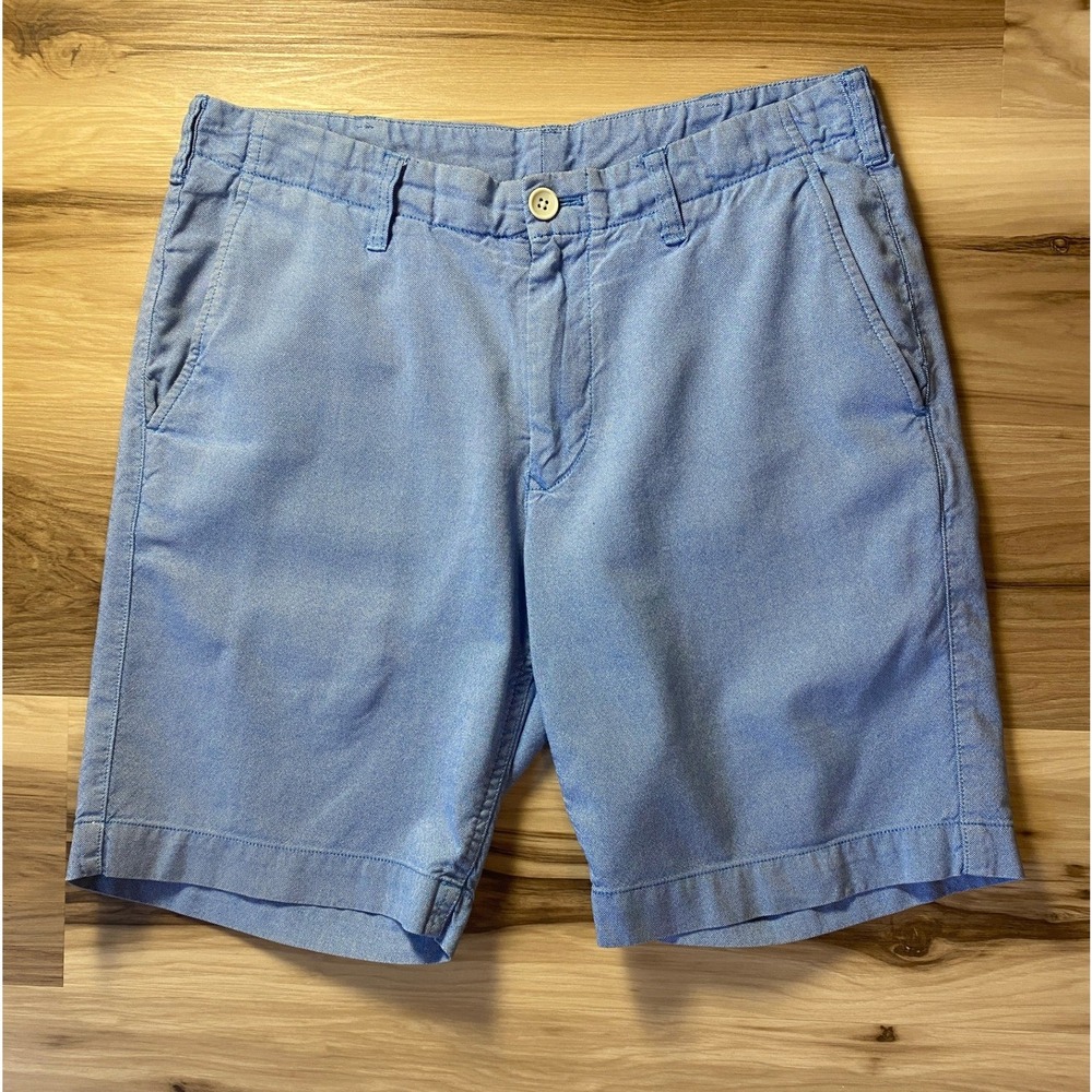 Bonobos Mens Light Blue Oxford Cotton Chino Shorts Size 31